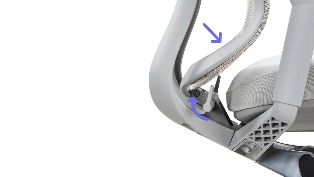 Εργονομική καρέκλα γραφείου SIBE 253H – λεπτομέρεια μηχανισμού