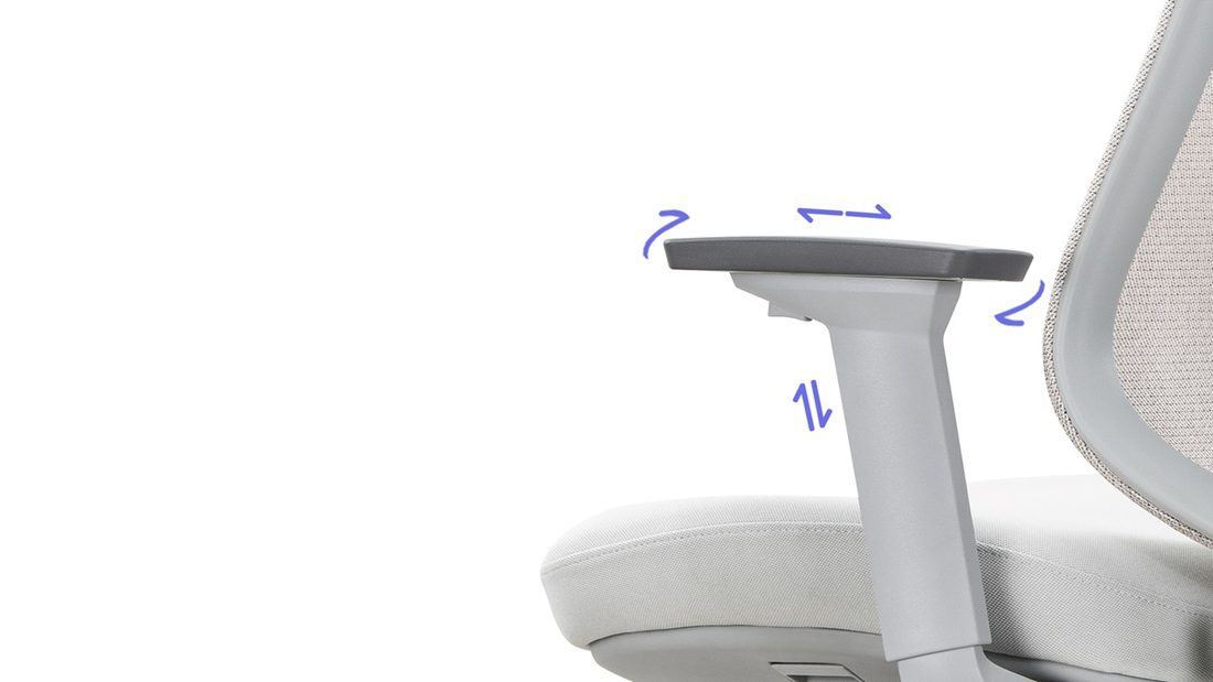 SIBE 253H – ρυθμίσεις άνεσης (προσκέφαλο, οσφυϊκή, 3D μπράτσα)